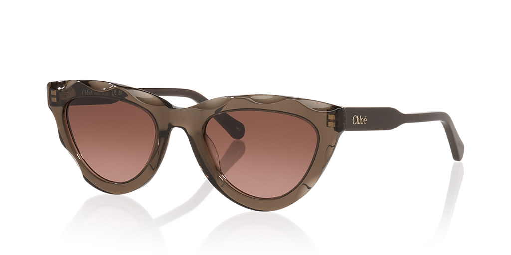 Chloé CH0294S S (52 - 21) with Orange lenses and Brown frame Chloé CH0294S S (52 - 21) with Orange lenses and Brown frame