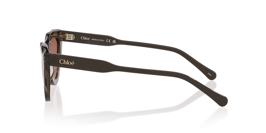 Chloé CH0294S S (52 - 21) with Orange lenses and Brown frame