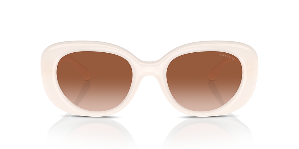 Coach HC8391U CR609 L (53 - 21) with Brown lenses and White  display picture 1