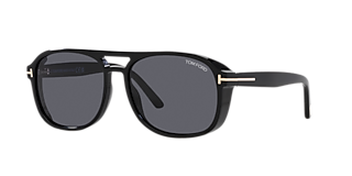 TOM Tom Ford FT0751-N S (50 - 22) with Grey lenses and Black