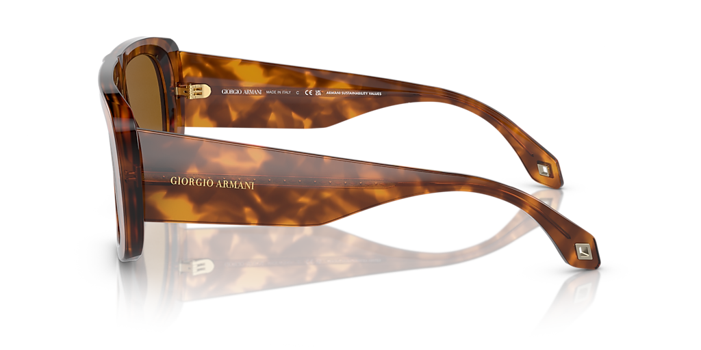 Giorgio Armani AR8183 M (56 - 16) with Brown lenses and Tortoise