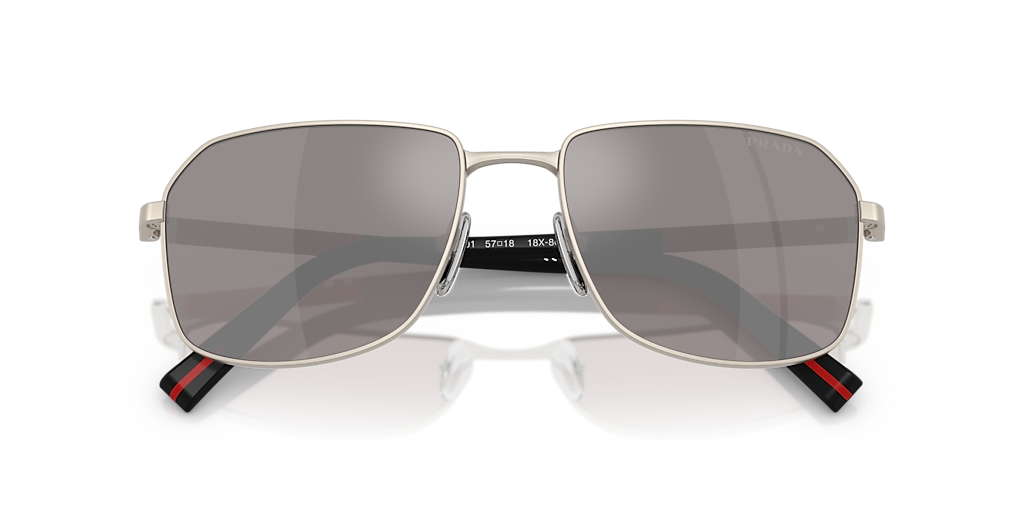 Prada Linea Rossa PS A51S XL (57 - 18) with Silver lenses and