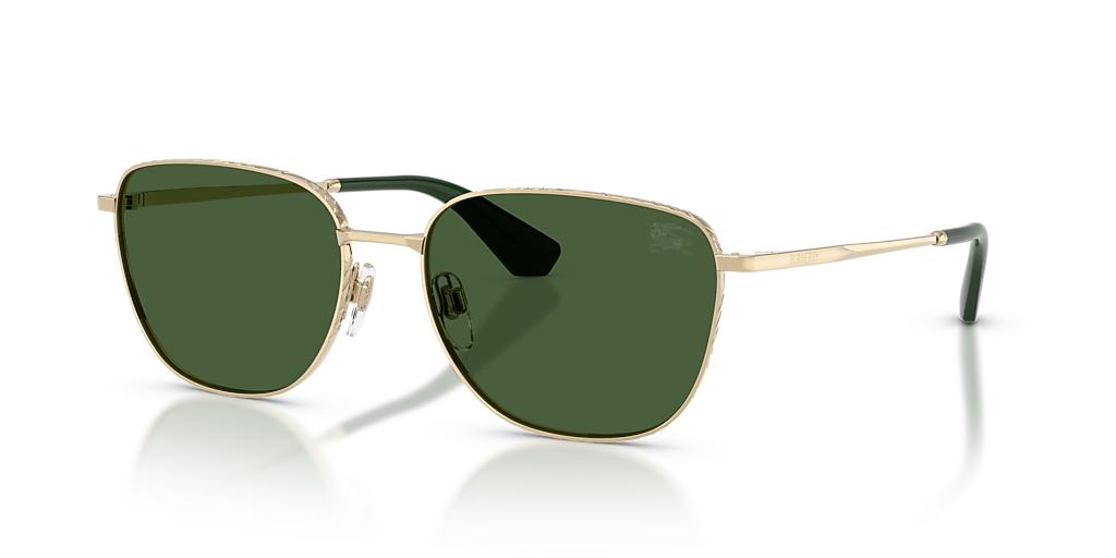 Burberry BE3171 XL (57 - 17) with Green lenses and Gold frame