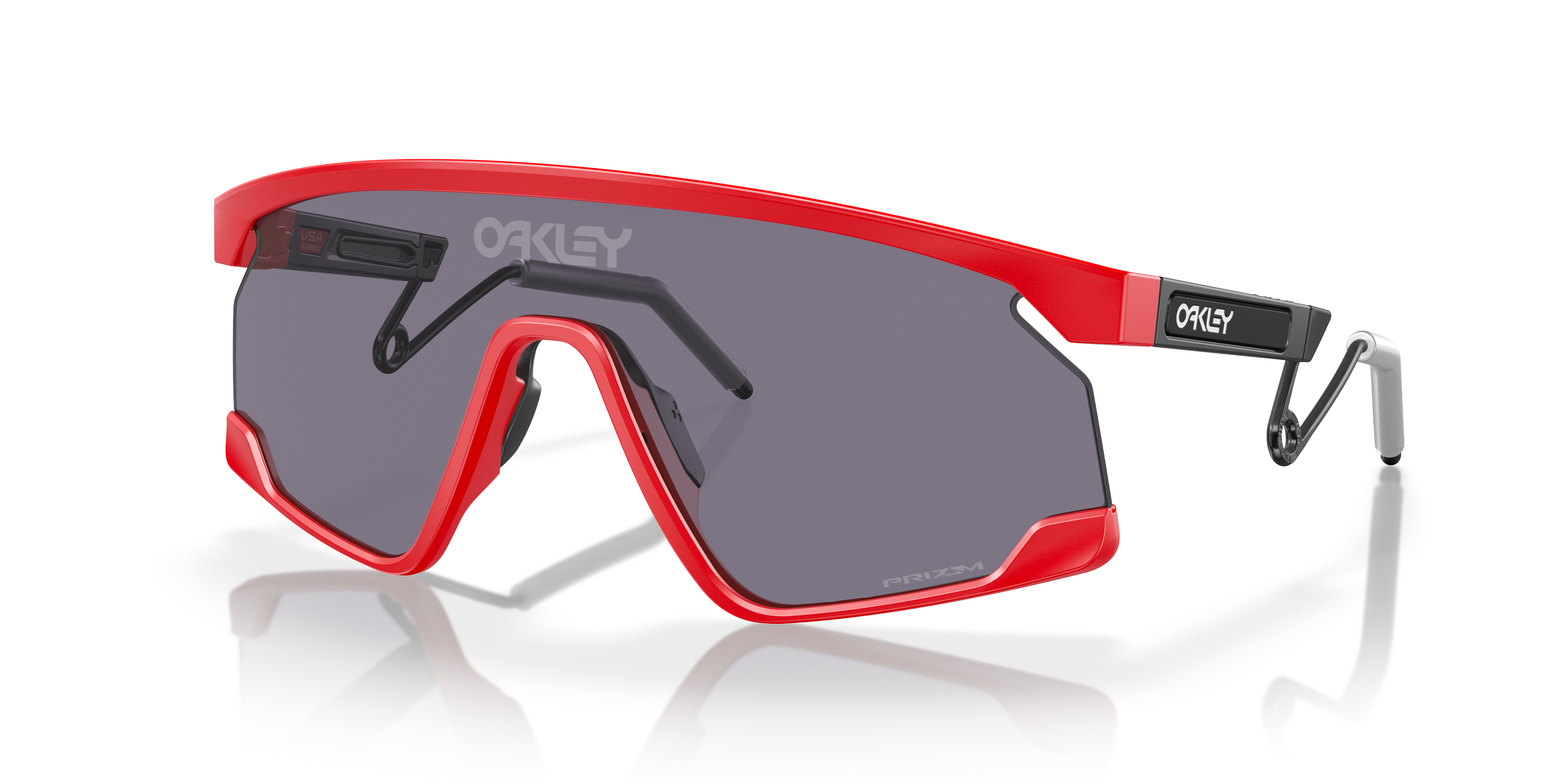 Oakley OO9237 BXTR Metal L (39 - 139) with Grey lenses and Red