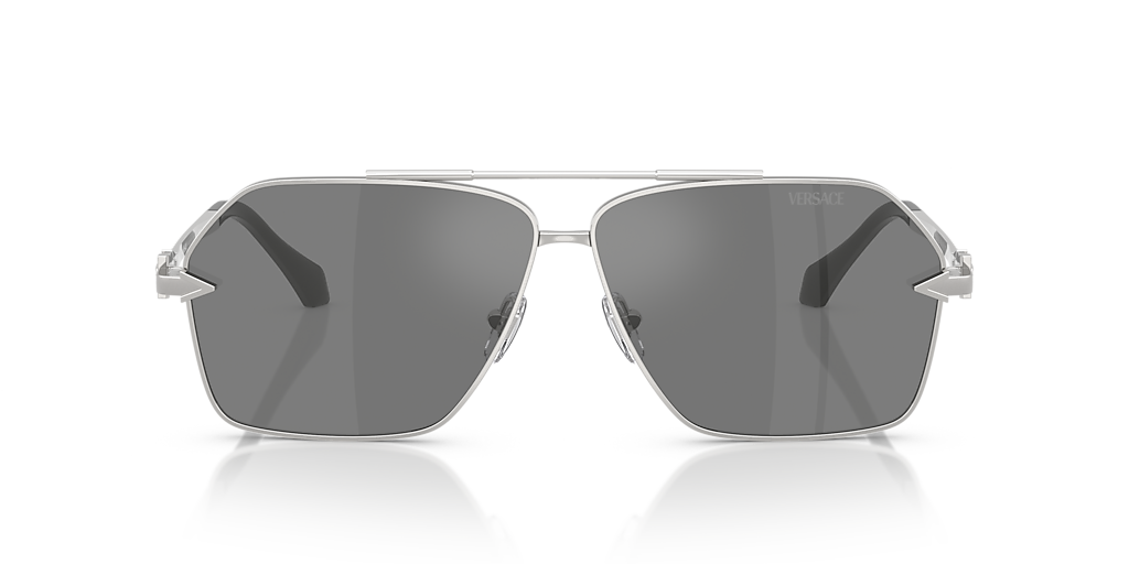 Versace VE2284 XXL (63 - 10) with Silver lenses and Silver frame