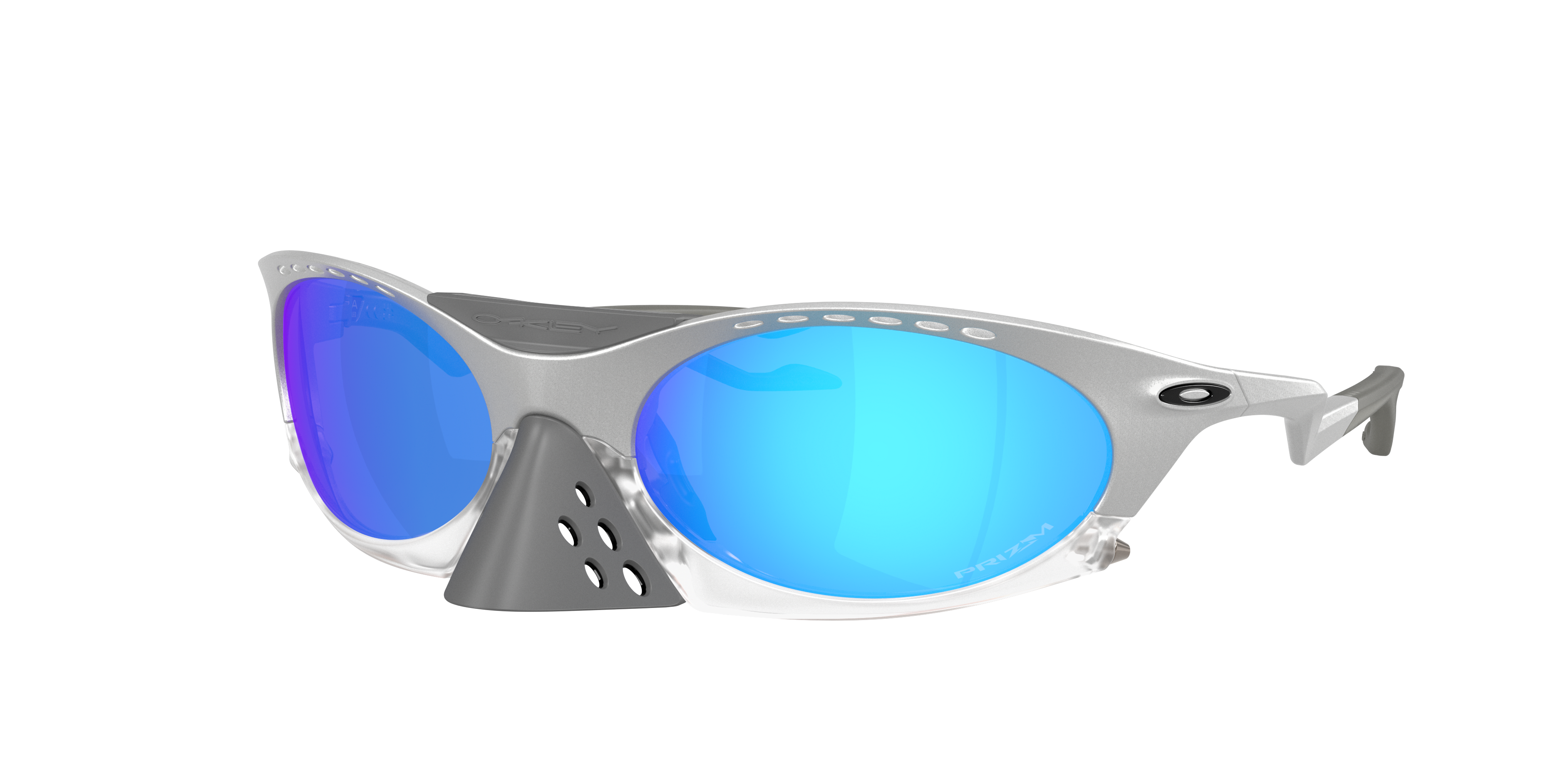 Oakley OO9437 Plantaris L (63 - 19) with Blue lenses and Silver