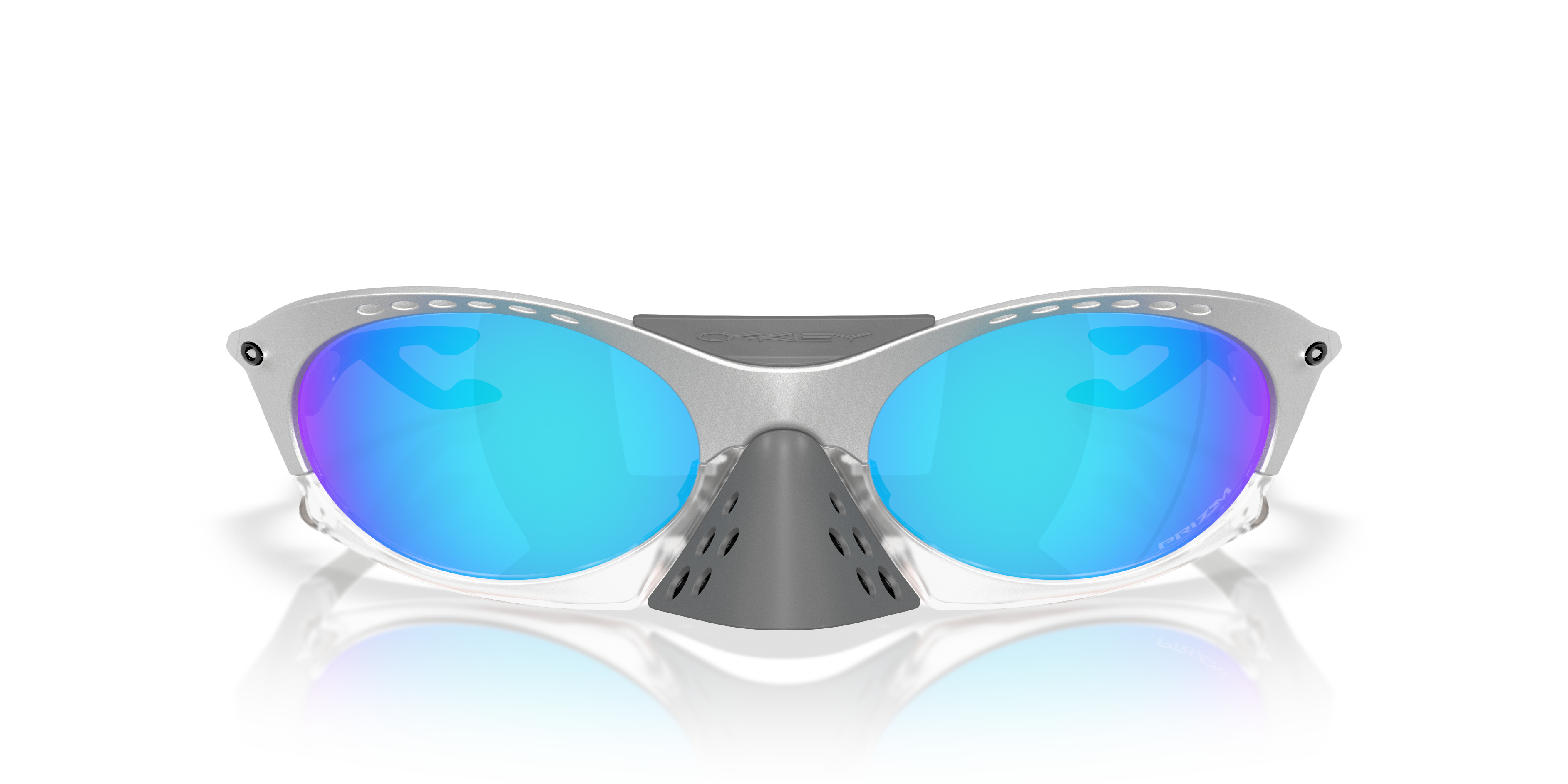 Oakley OO9437 Plantaris L (63 - 19) with Blue lenses and Silver