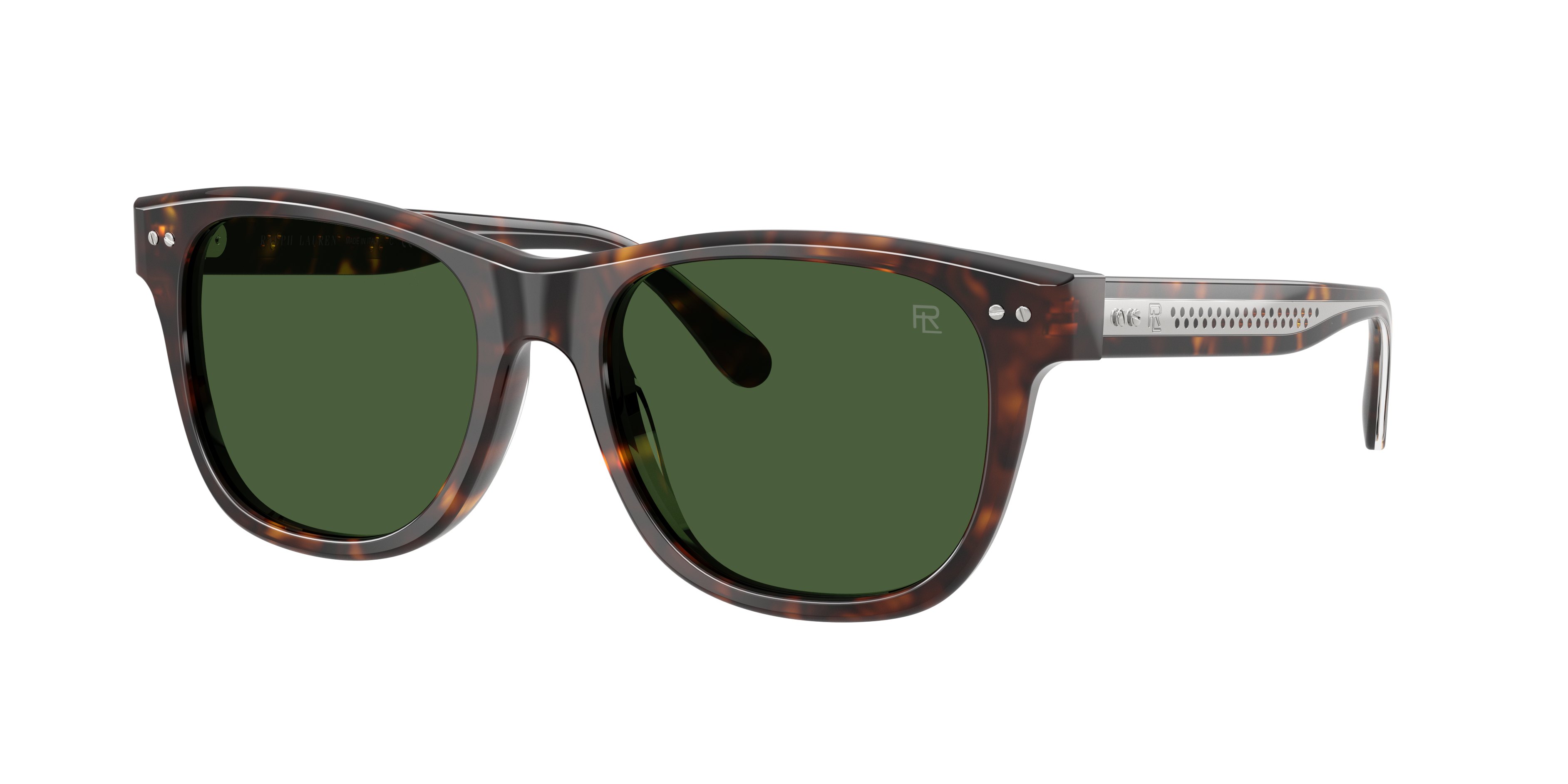 Ralph Lauren Man Sunglass RL8239U -  Frame color: Havana, Lens color: Bottle Green