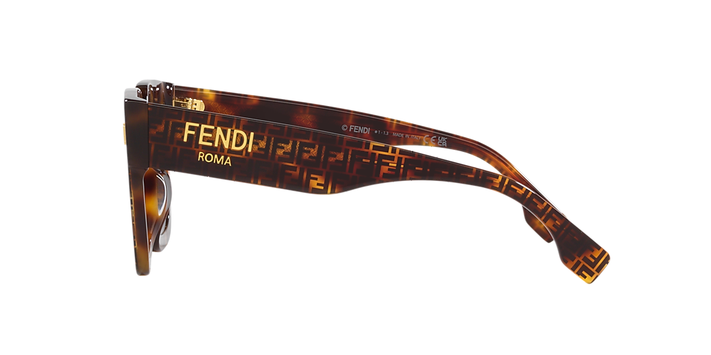サングラス FENDI Woman Sunglasses Burgundy FE40101I 81f Fendi Fendi Roma FE40101I Square Sunglasses | Fashion Eyewear US