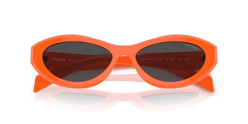 小物 Archive PRADA oval sunglasses red Prada PR A02S Sunglasses 18O80B Red - eye-oo.com