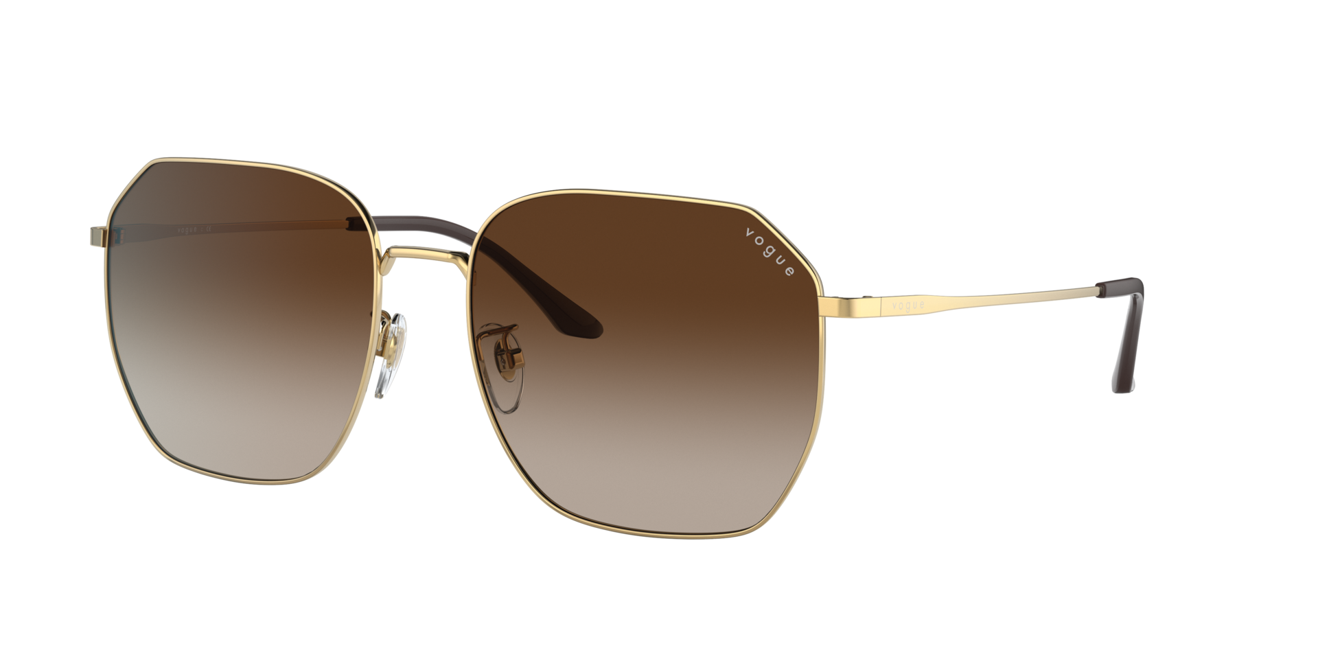 Vogue Eyewear Woman Sunglass VO4215SD -  Frame color: Gold, Lens color: Brown Gradient