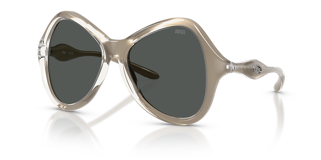 Diesel DL3010U XXL (53 - 17) with Grey lenses and Transparent