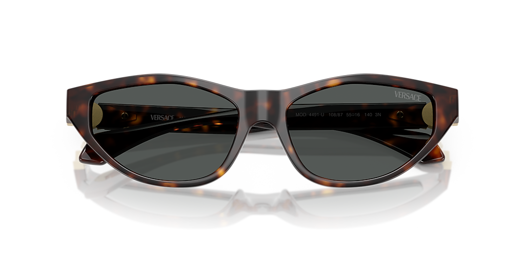 Versace VE4491U L (55 - 16) with Grey lenses and Tortoise frame