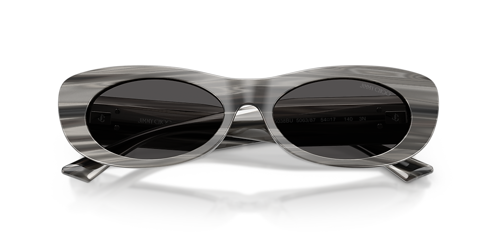 Jimmy Choo JC5038BU S (54 - 17) with Grey lenses and Black frame