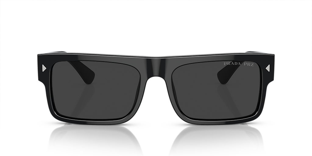 PRADA PR A10S Black - Men Luxury Sunglasses, Polar Black Lens
