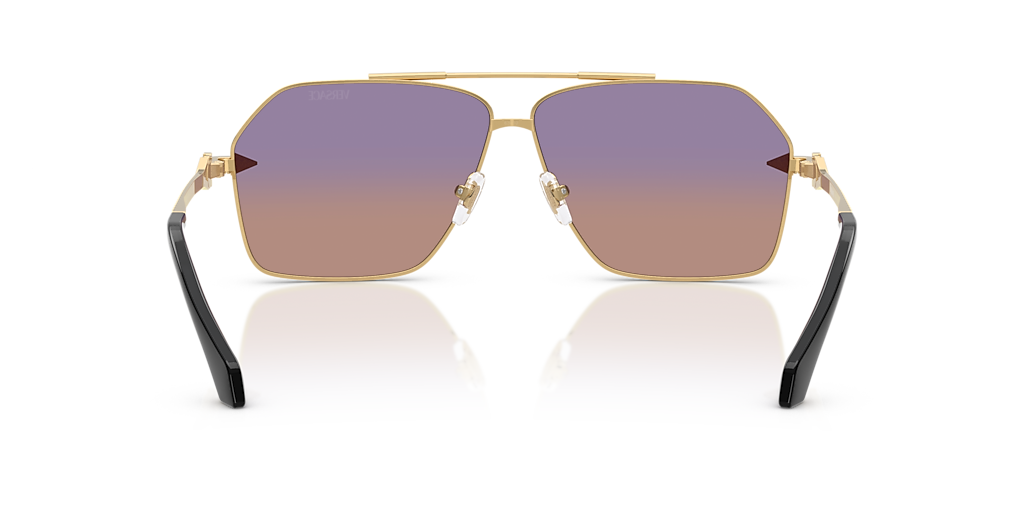 Versace VE2284 XXL (63 - 10) with Orange lenses and Gold frame