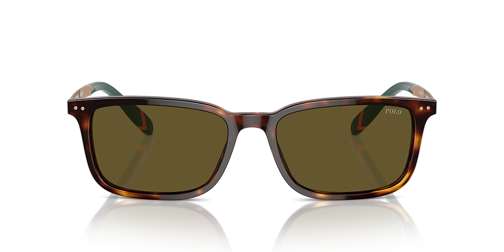 Ralph Lauren Tortoiseshell Frame Sunglasses with Green Lenses Polo Ralph Lauren PH4212 XL (55 - 18) with Green lenses and  main image 4