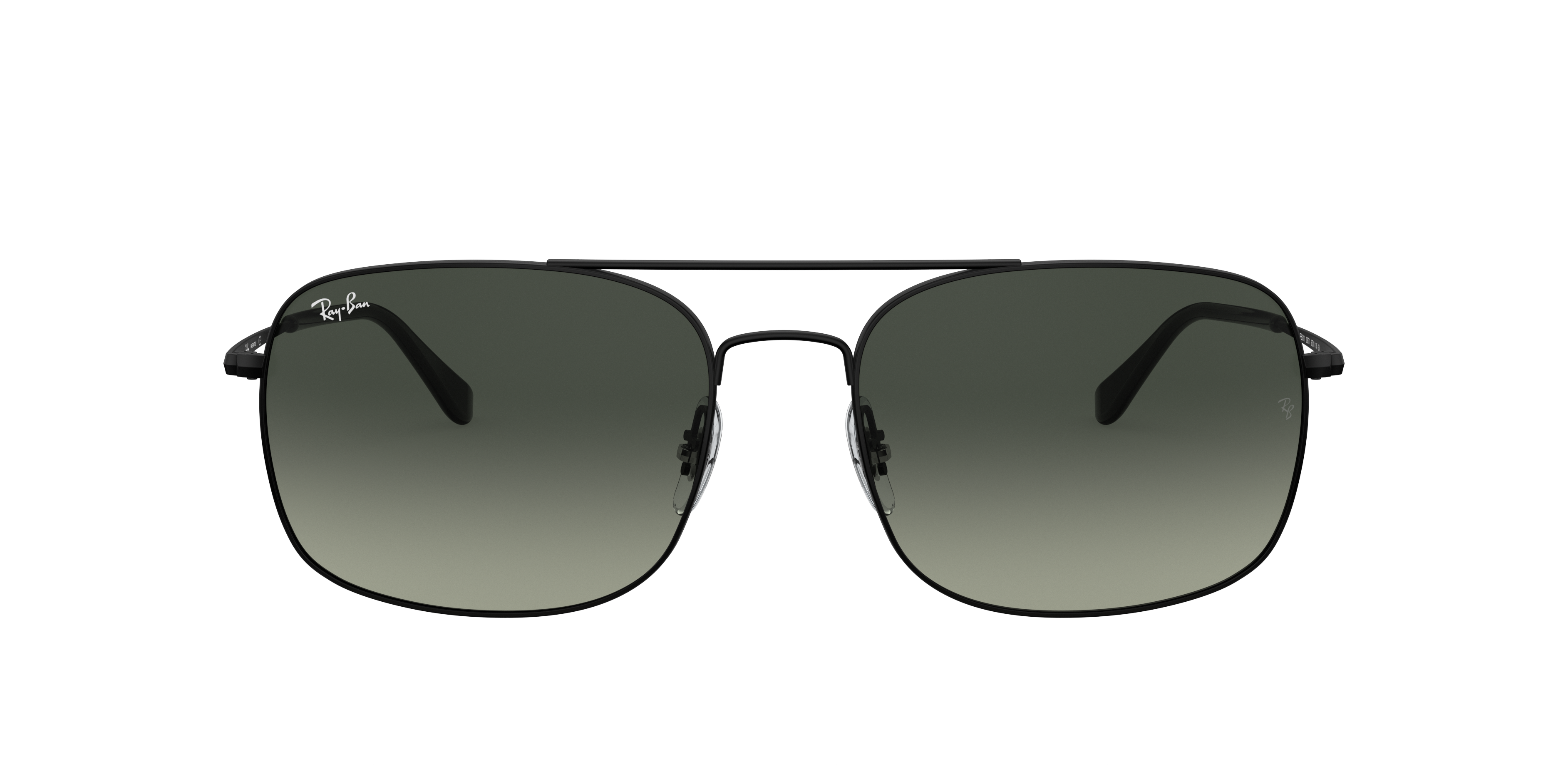 Ray-Ban RB3611 XXL (60 - 18) with Grey lenses and Black frame