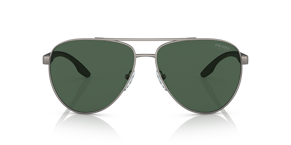 Prada Linea Rossa PS 52YS XL (61 - 14) with Green lenses and