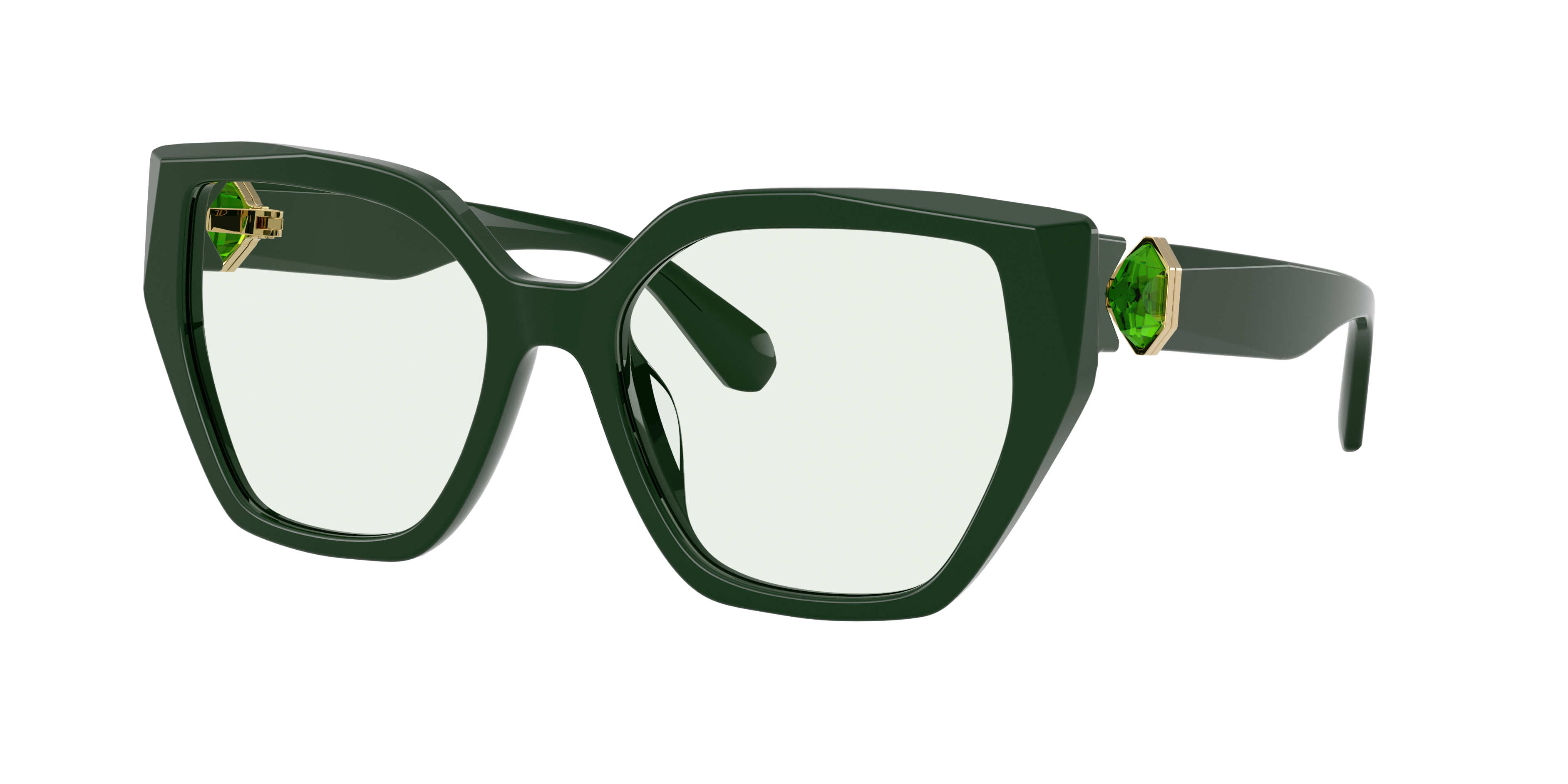 Swarovski Woman Sunglass SK6044U -  Frame color: Dark Green, Lens color: Transition Green