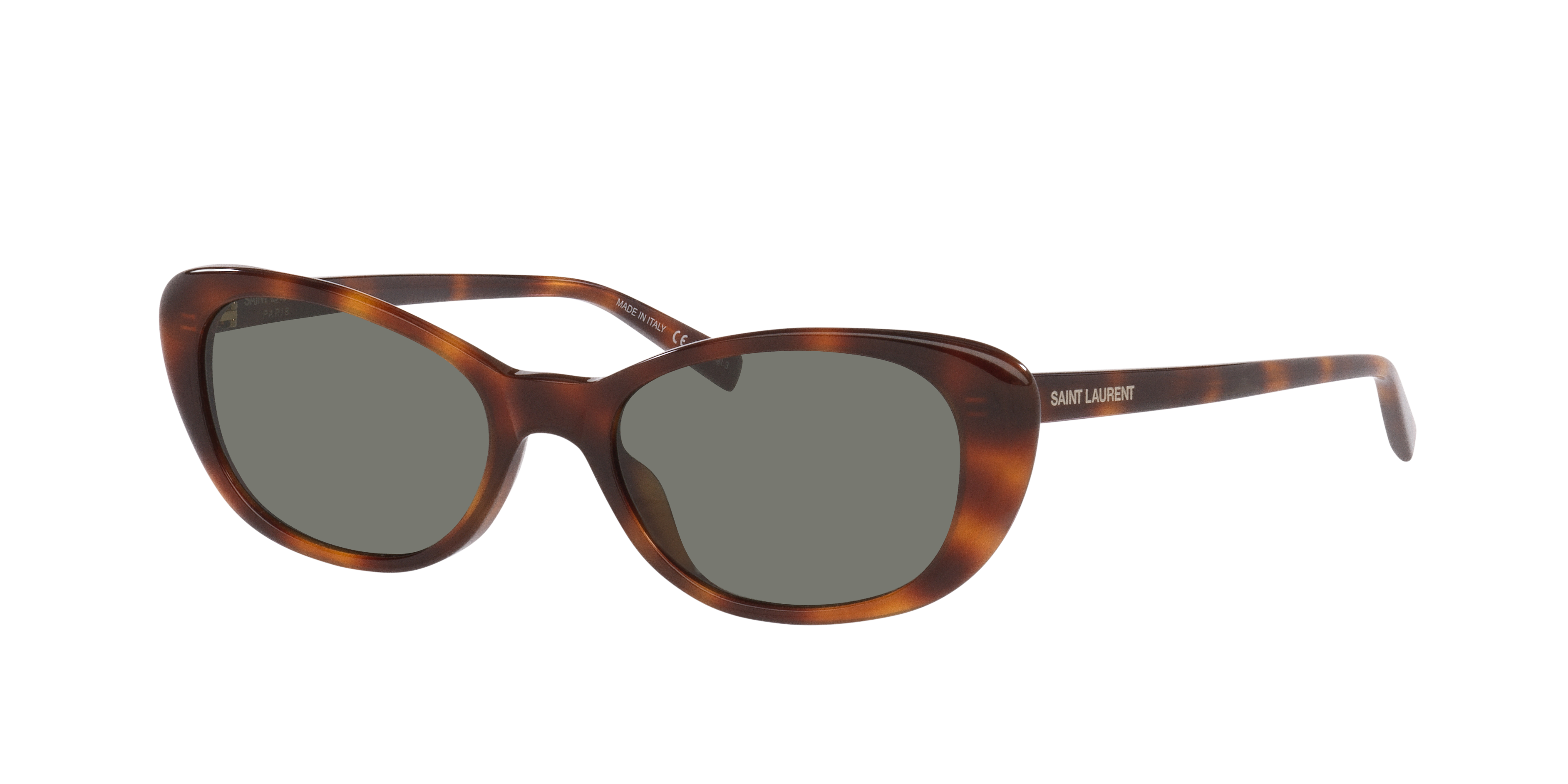 Saint Laurent SL822 XS (52 - 18) with Grey lenses and Tortoise