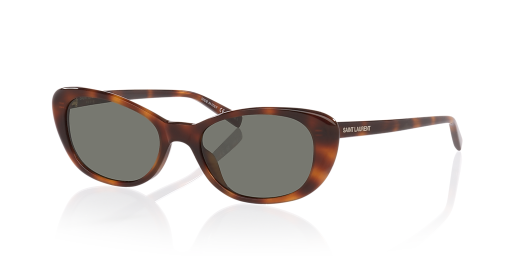 Saint Laurent SL822 XS (52 - 18) with Grey lenses and Tortoise