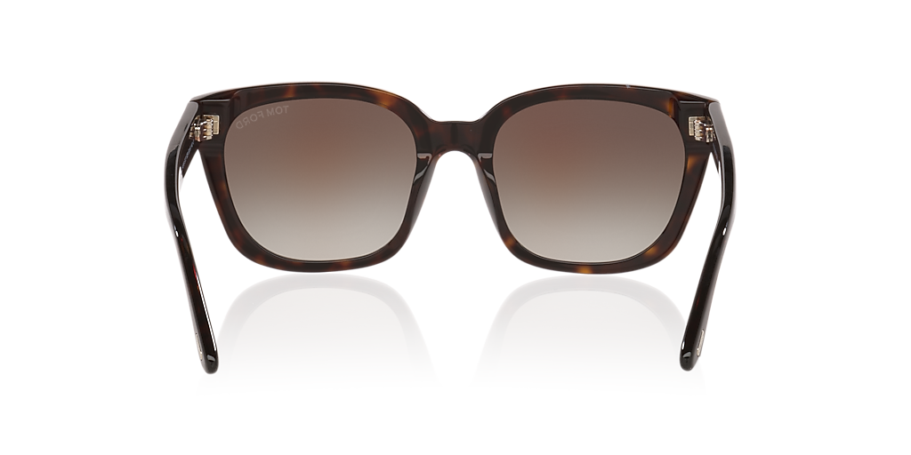 TOM FORD Haylay Tortoise Black - Woman Luxury Sunglasses, Grey Gradient Lens