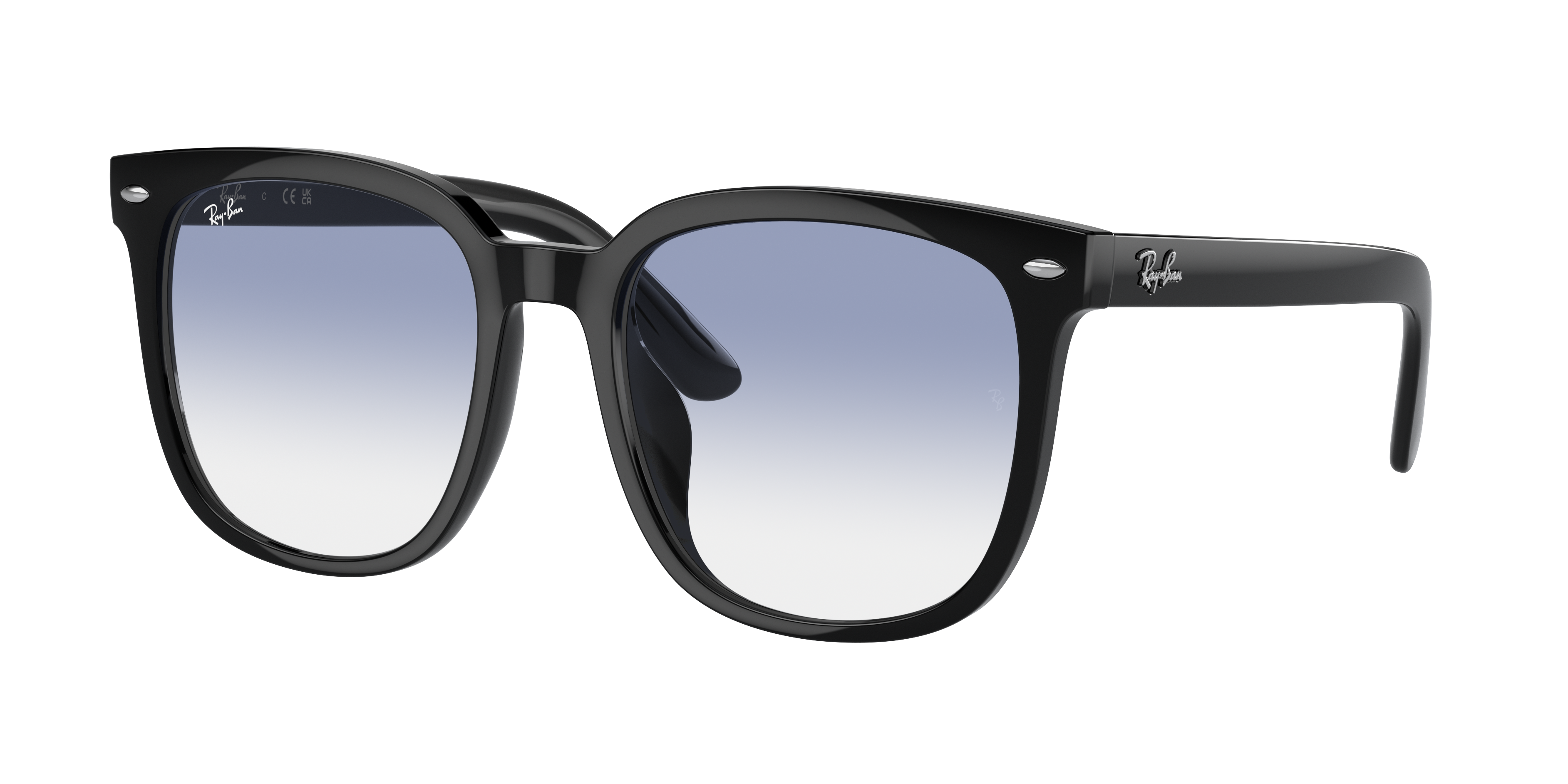 Ray-Ban RB4401D XXL (57 - 20) with Blue lenses and Black frame