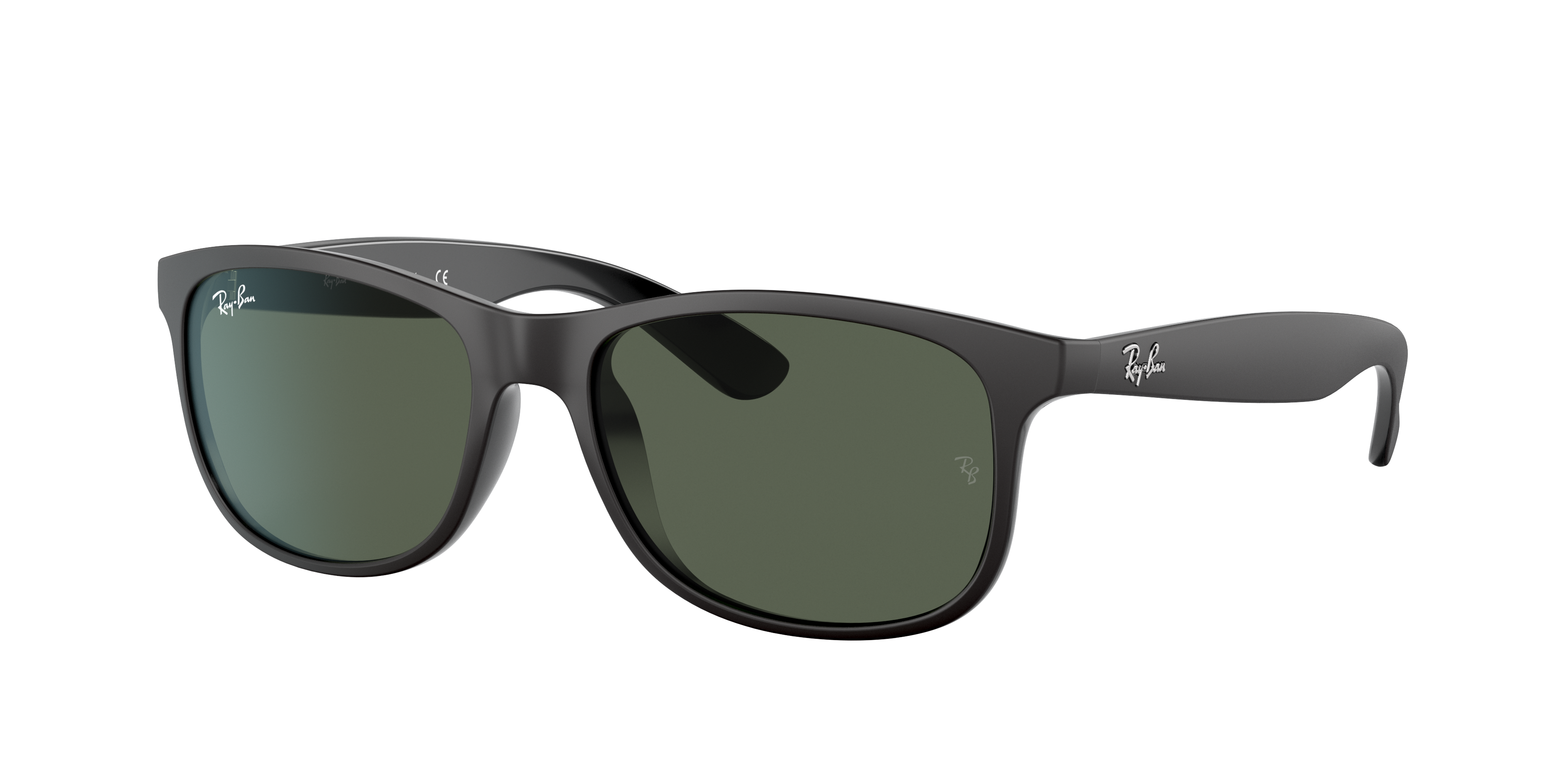 Ray-Ban RB4202 Andy M (55 - 17) with Green lenses and Black