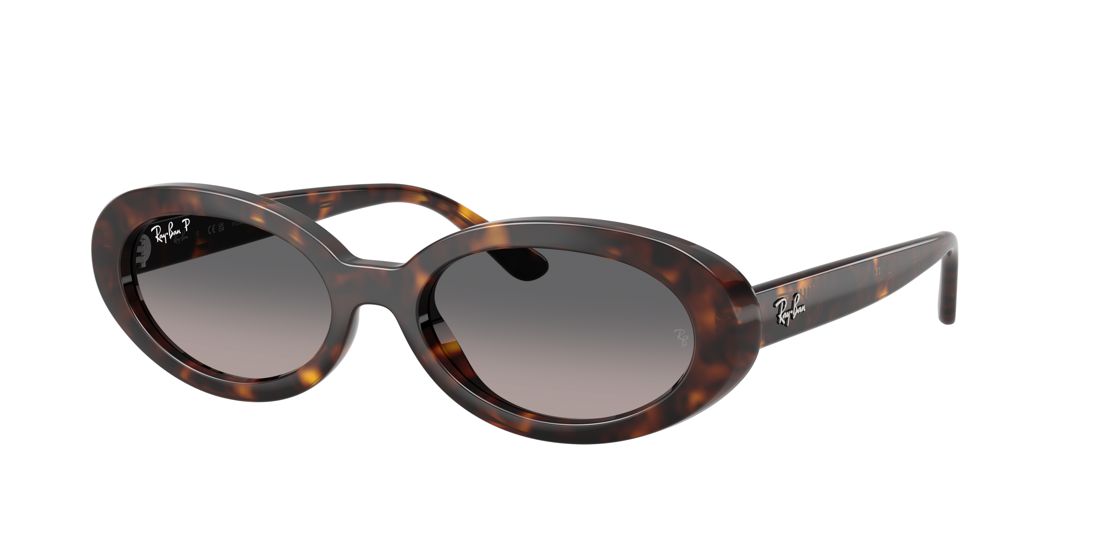Ray-Ban Woman Sunglass RB2223 -  Frame color: Havana, Lens color: Grey Gradient Polarized