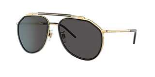 Dolce&Gabbana DG4449 M (54 - 16) with Grey lenses and Black