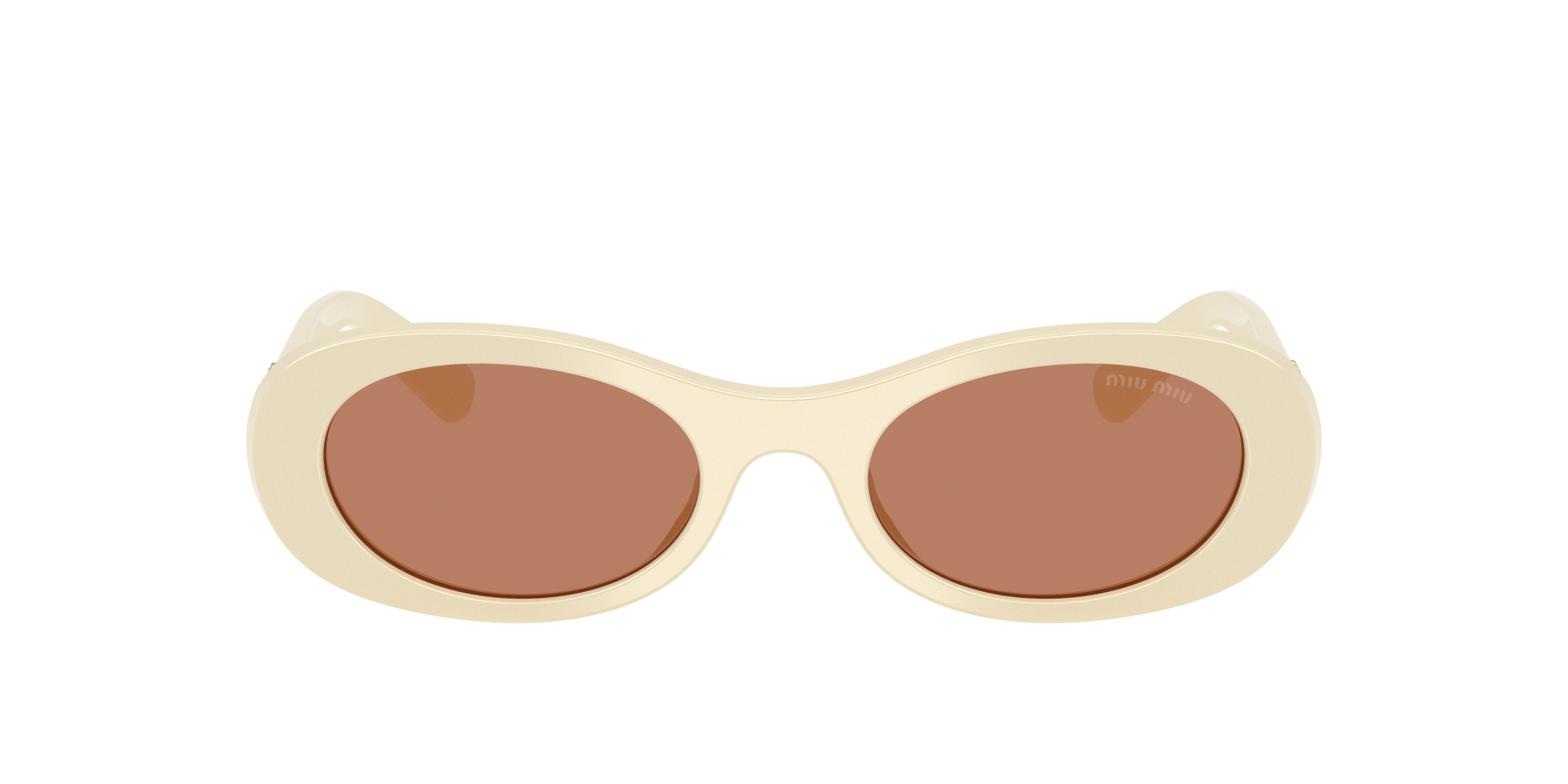 Miu Miu Woman Sunglasses Mu 06zs In Brown