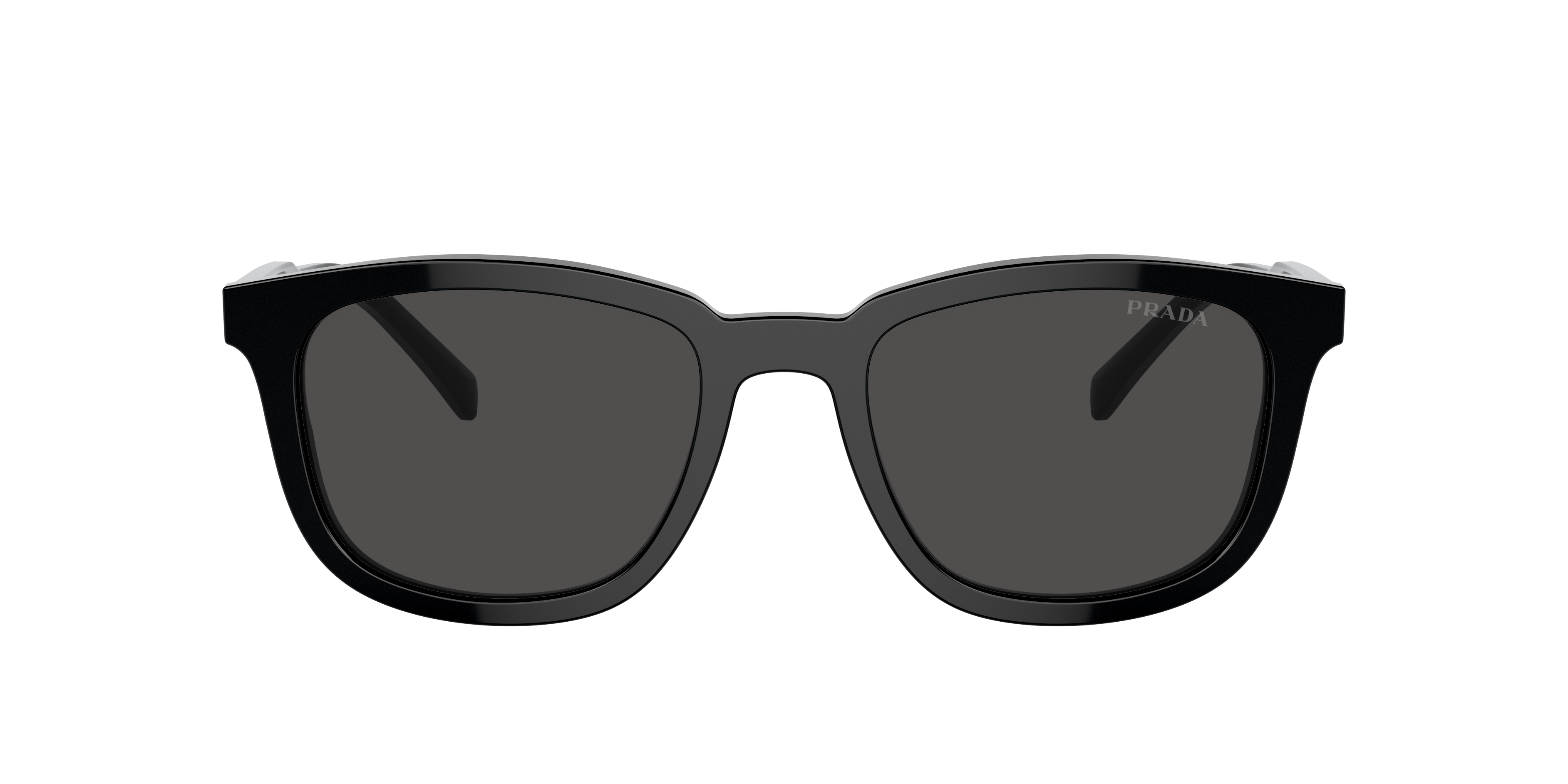 Prada PR A21S M (53 - 20) with Grey lenses and Black frame