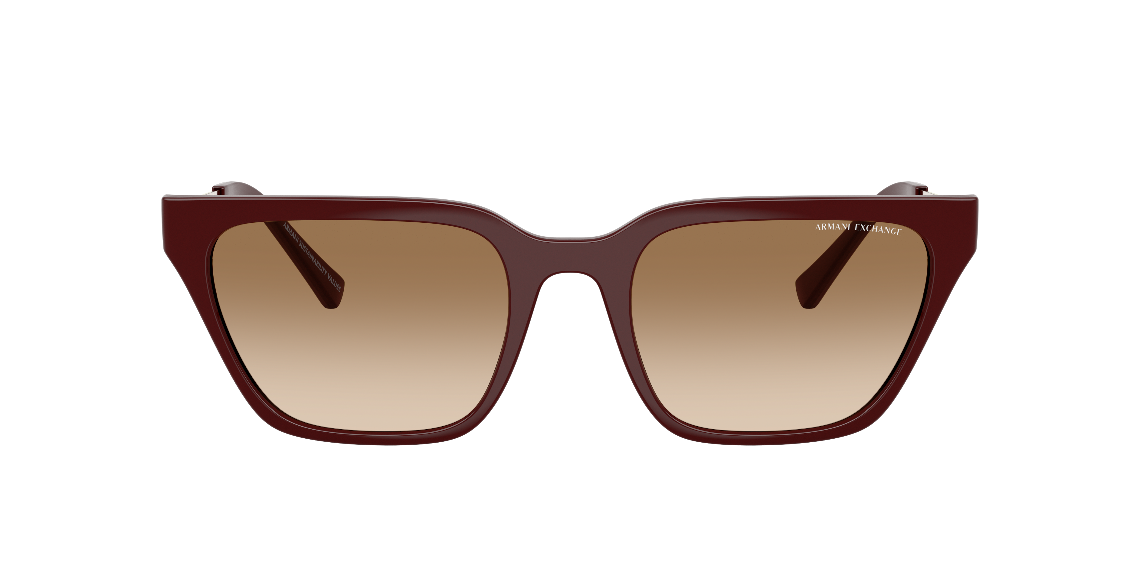 Armani Exchange AX4158SF XL (55 - 20) with Brown lenses and Red