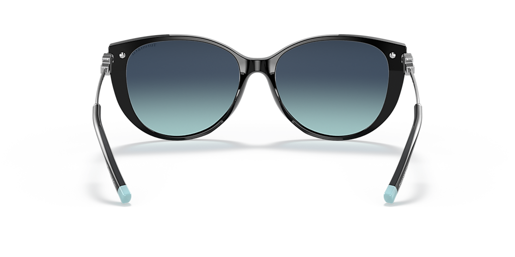 TIFFANY & CO. TF4178F Black - Women Luxury Sunglasses, Blue Gradient Lens