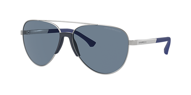 Emporio Armani EA2059 61 Grau & Matt Schwarz Sunglasses | Sunglass  