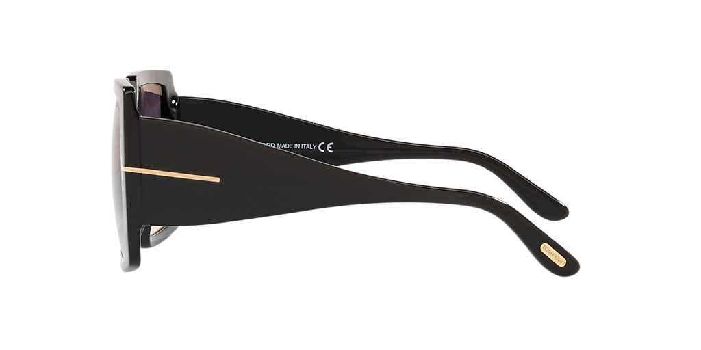 TOM FORD FT0790 Black Shiny - Women Luxury Sunglasses, Grey Grad Lens