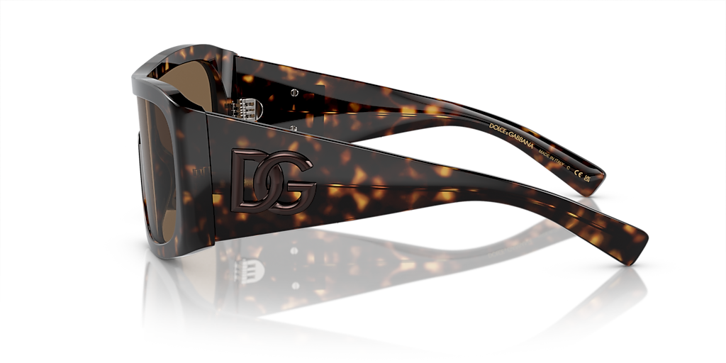 DOLCE&GABBANA DG4454 Black - Men Luxury Sunglasses, Dark Grey Lens