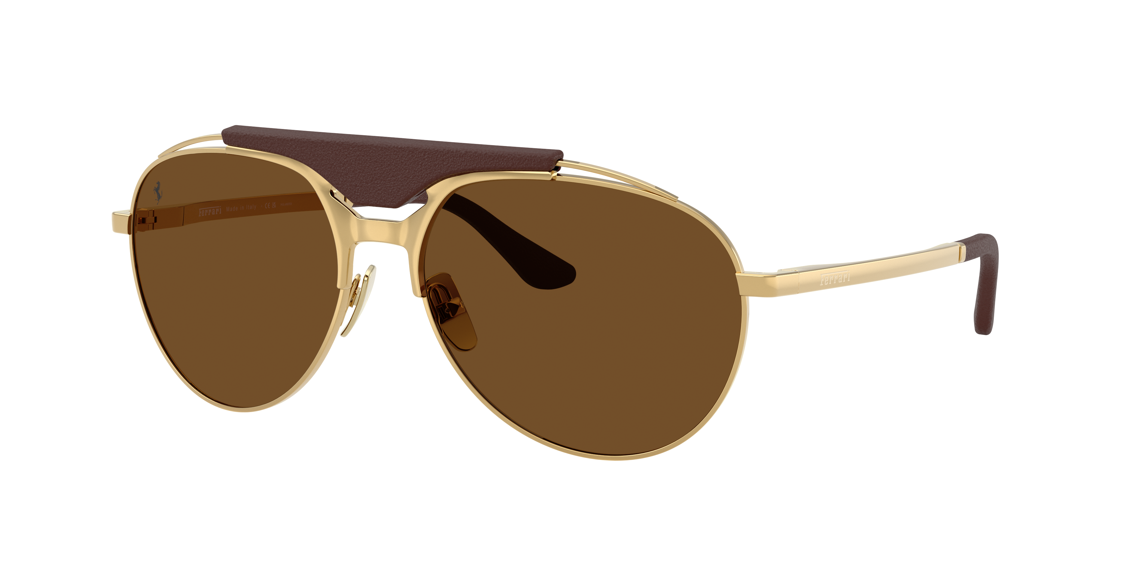 Ferrari Man Sunglass Fh1020q In Brown Polar