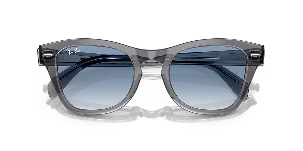 Ray-Ban RB0707S XL (53 - 21) with Blue lenses and Grey frame 