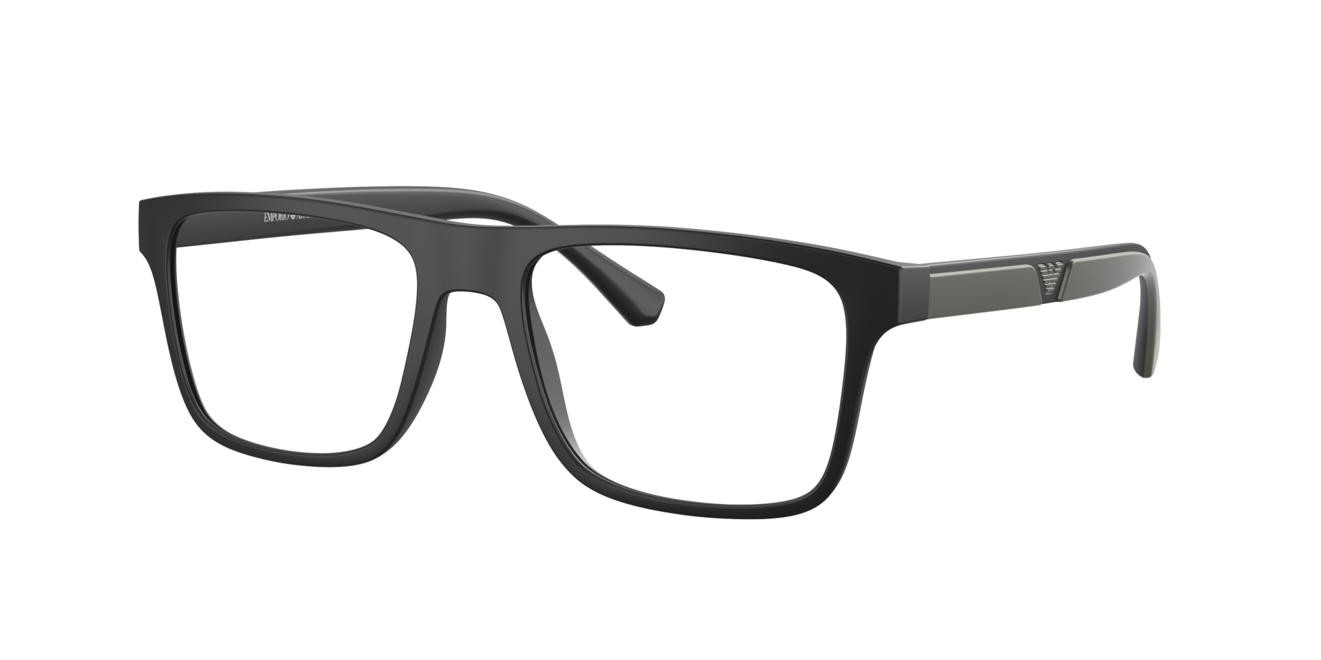 Emporio Armani Man Sunglass EA4115 -  Frame color: Matte Black, Lens color: Clear