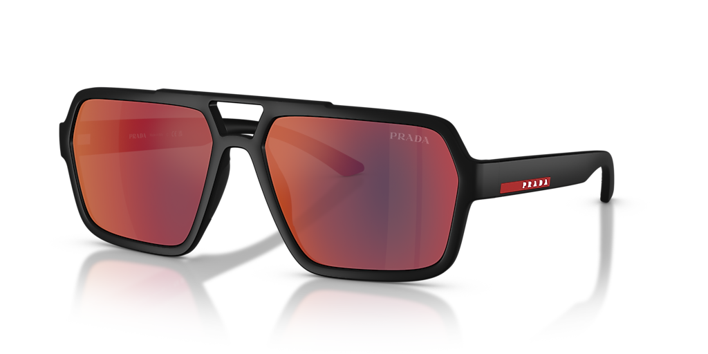 Prada Linea Rossa PS A06SF XL (59 - 16) with Grey lenses and Black