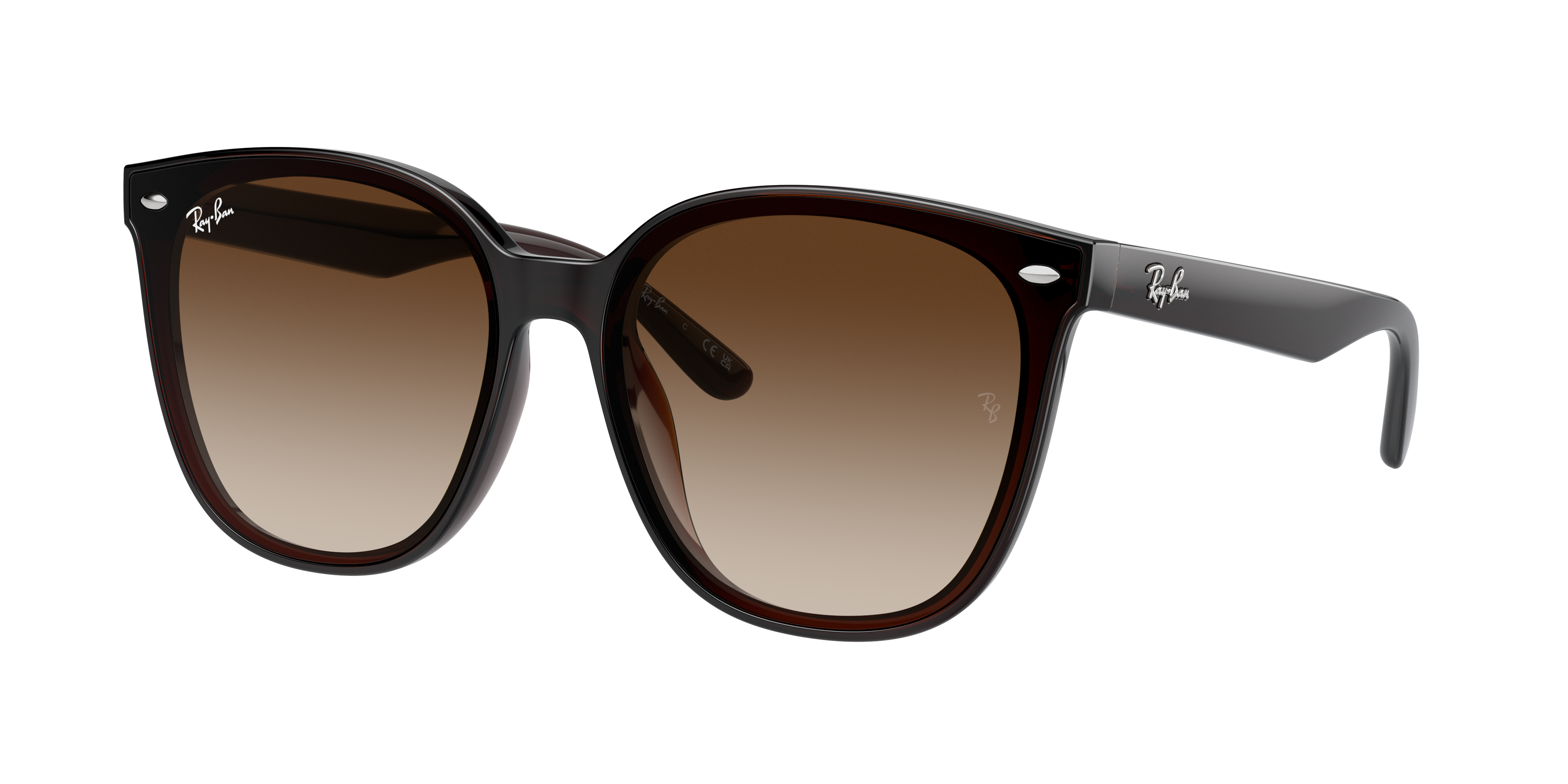 Ray-Ban RB4423D XL (66 - 15) with Brown lenses and Brown frame