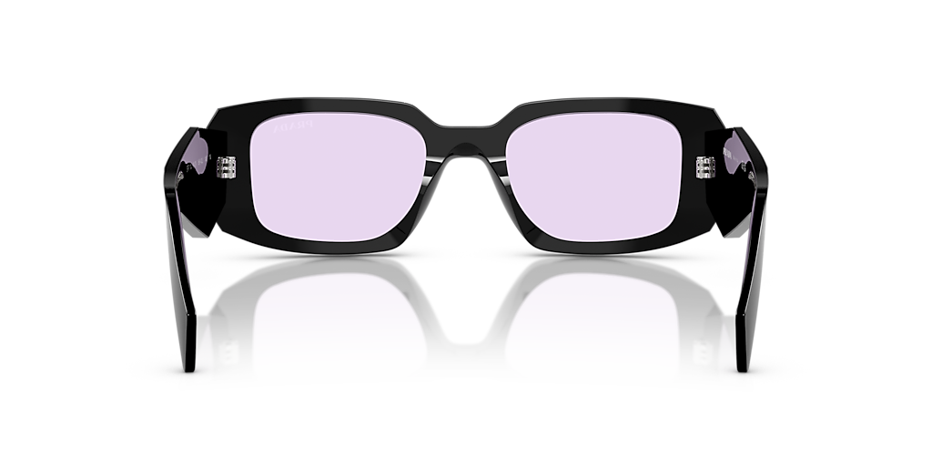 Prada PR 17WS S (49 - 20) with Violet lenses and Black frame
