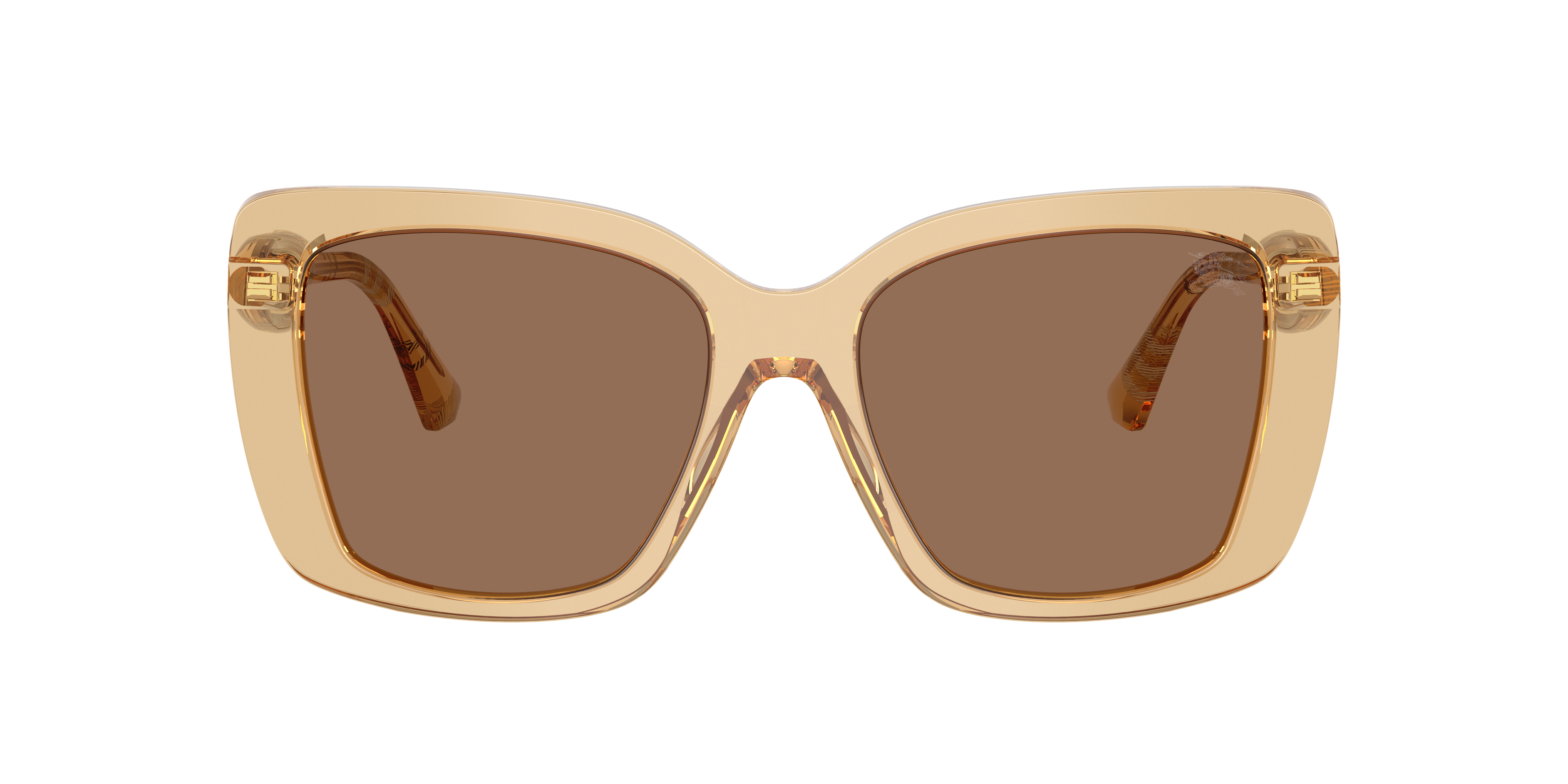 Burberry BE4456F M (54 - 18) with Brown lenses and Beige frame