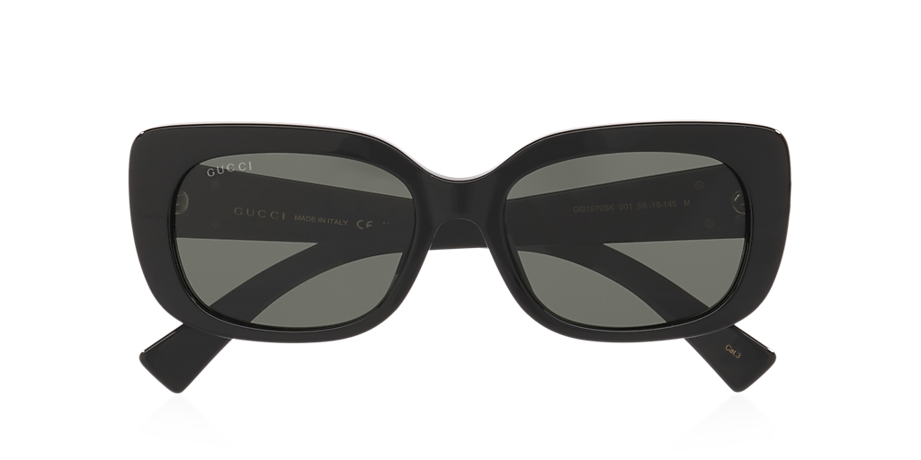 Gucci GG1979SK M (55 - 18) with Grey lenses and Black frame