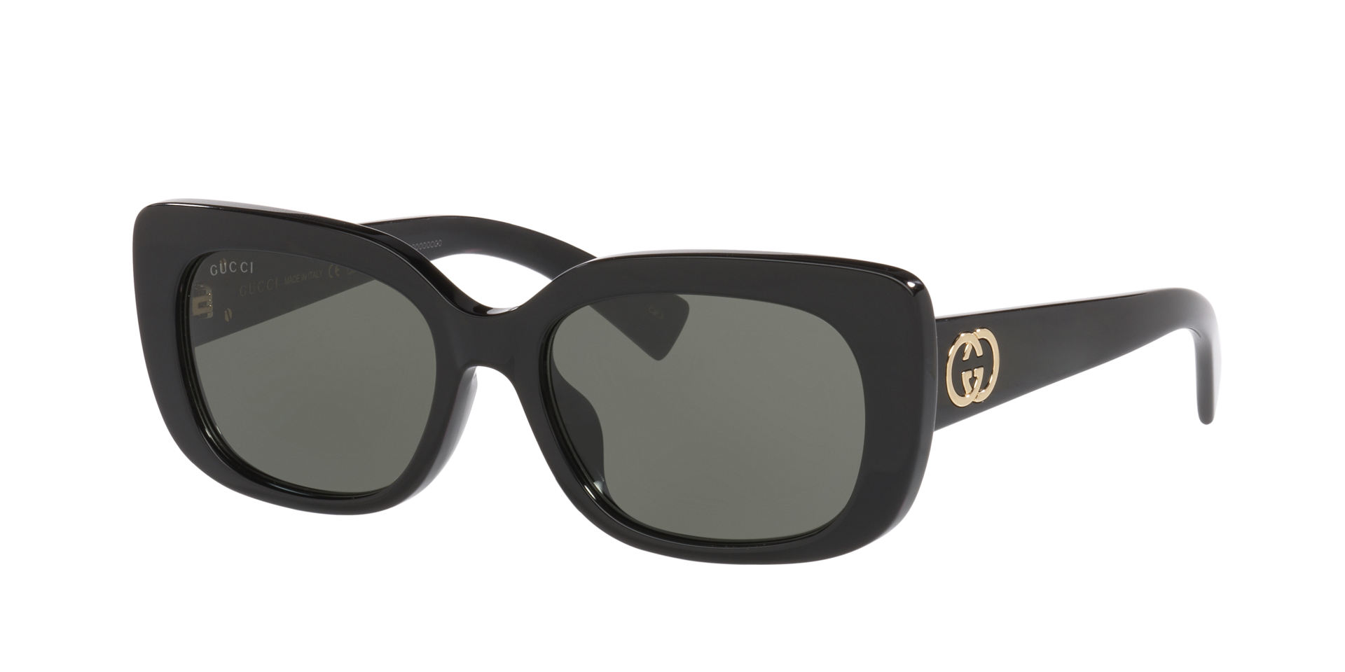 GUCCI SUNGLASSES BLACK WITH GOLD LOGO 55-18-145 NEW Gucci GG1596SK 001 Sunglasses Women main image 4