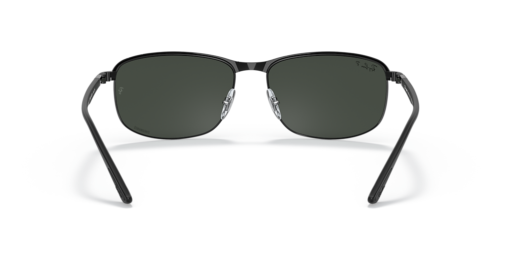 RAY-BAN RB3671CH Chromance Black - Unisex Sunglasses, Dark Grey Lens