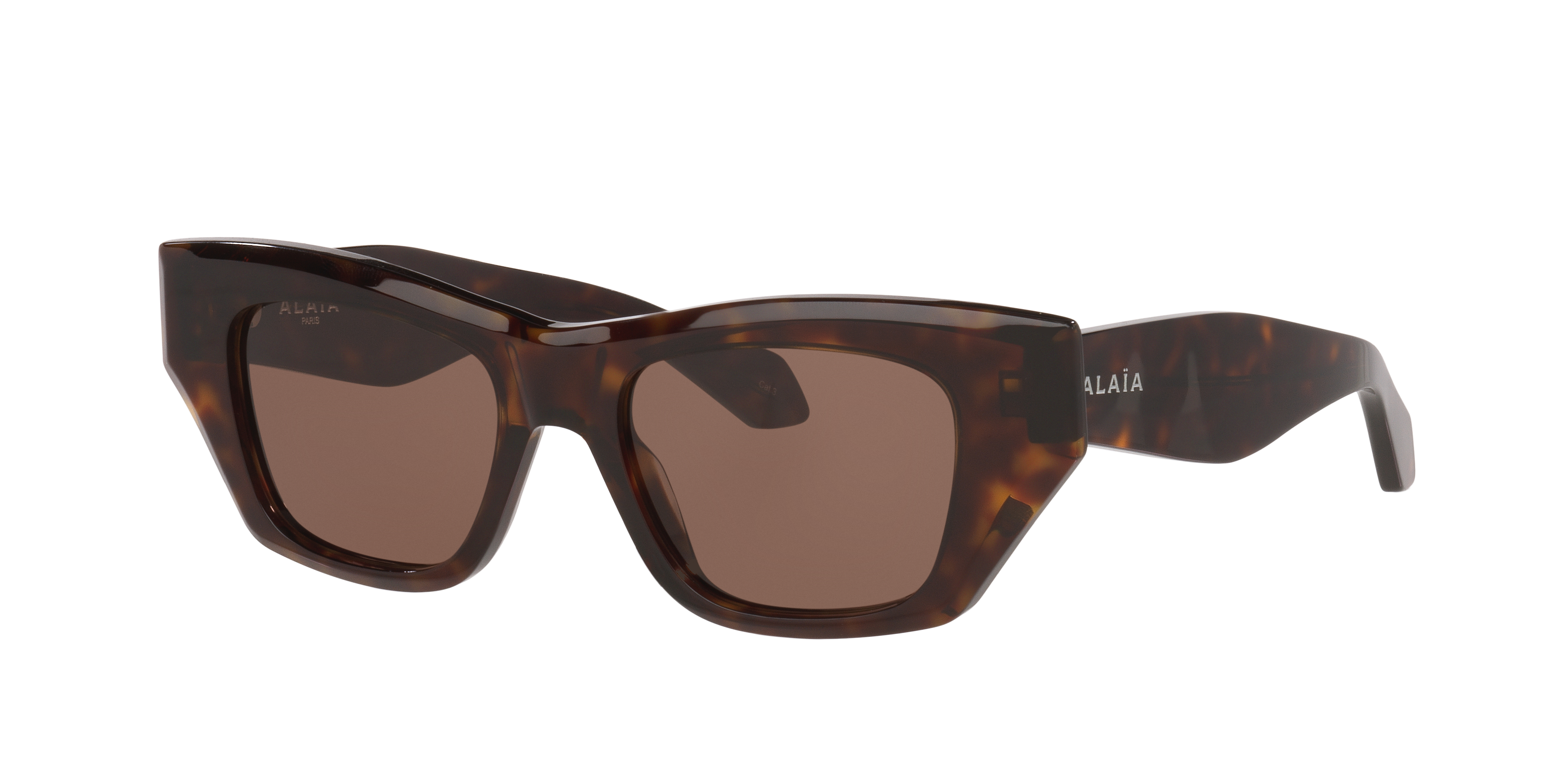 Alaia Woman Sunglass AA0074S -  Frame color: Tortoise, Lens color: Brown