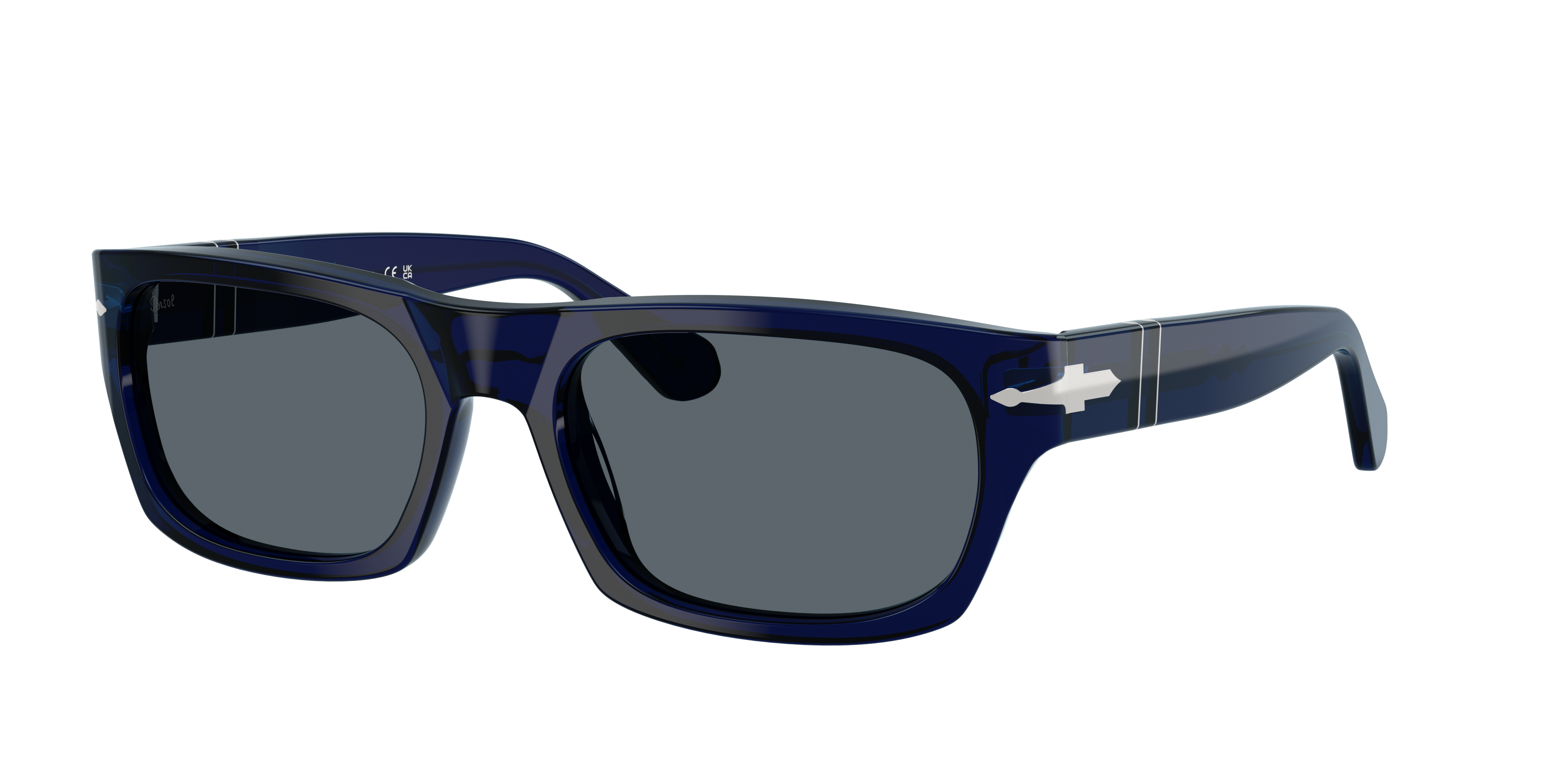Persol Unisex Sunglass PO3398S -  Frame color: Cobalto, Lens color: Blue